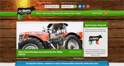 Desktop Screenshot of goruralscotland.com
